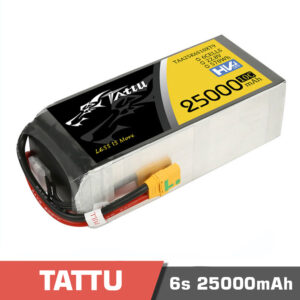 Battery Lipo 6S 25000mAh Tattu High Voltage (HV)