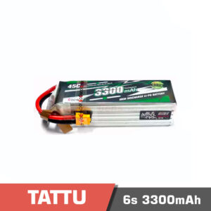 Battery Lipo 6s 3300mAh 45C Tattu