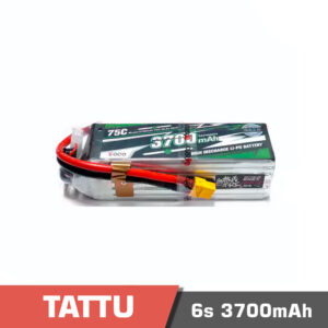 Battery Lipo 6s 3700mAh 75C Tattu