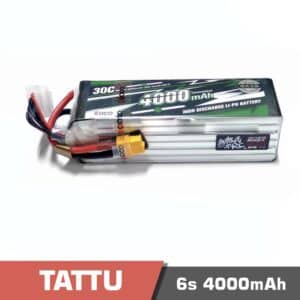 Battery Lipo 6s 4000mAh 30C Tattu