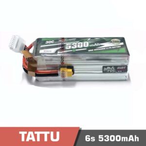 Battery Lipo 6s 5300mAh 30C Tattu