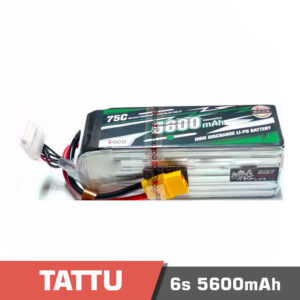 Battery Lipo 6s 5600mAh 75C Tattu