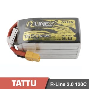 Battery Lipo 6S 120C Tattu R-line 3 1300&1550mAh