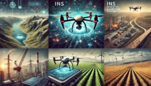 What are the common applications of drones with ins technology?