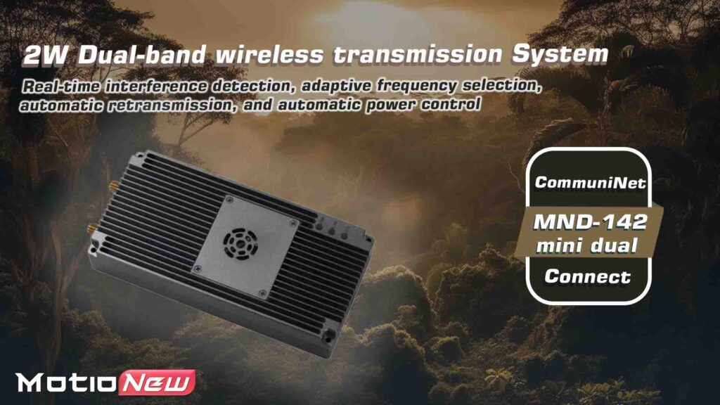 Communinet mnd-142 mini 2w dual-band wireless transmission system