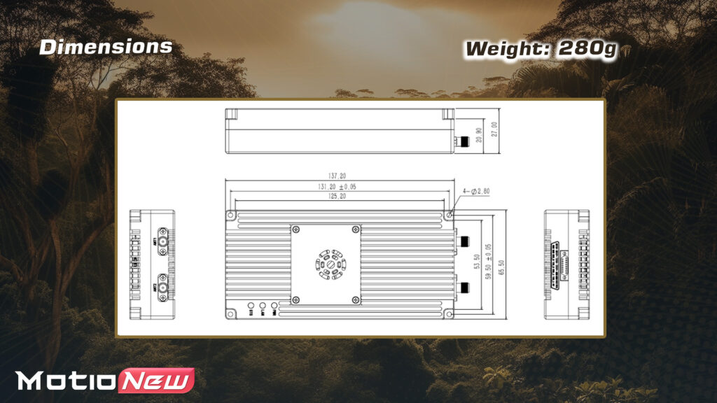 Communinet mnd-142 mini dimensions and weight