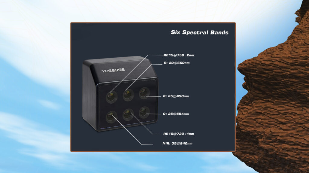 Ms600 pro six spectral bands