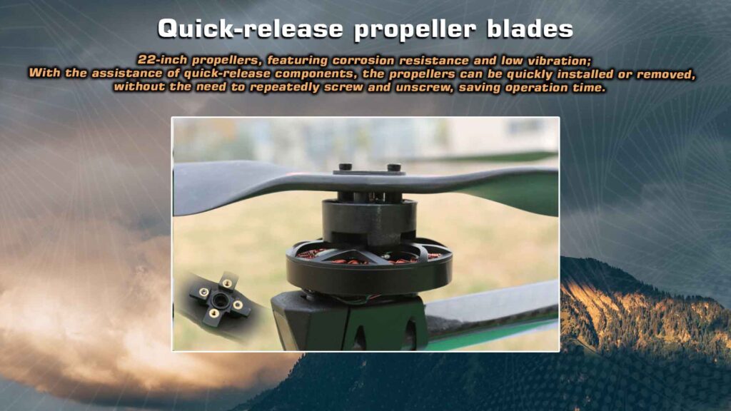 Naga x4 quick-release propeller blades