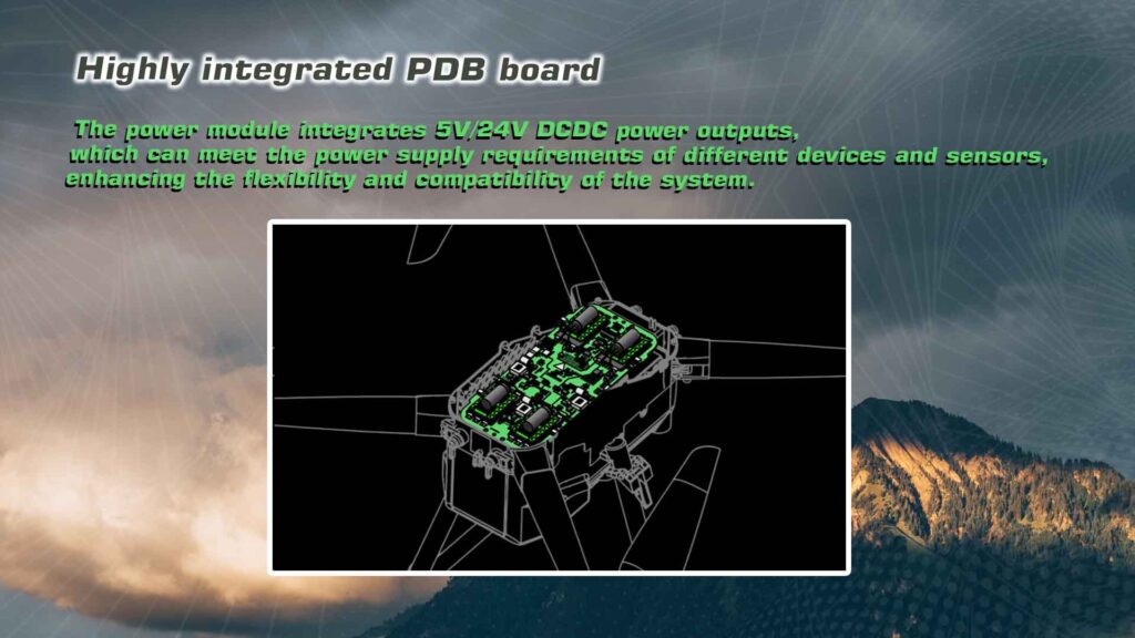 Highly integrated pdb board of naga x4