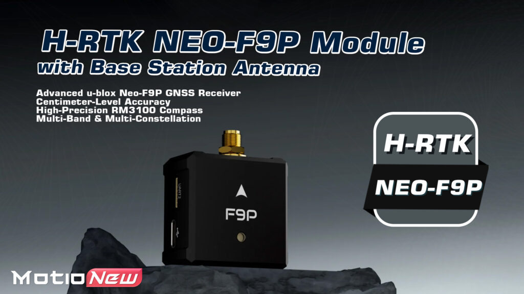 Holybro h-rtk neo-f9p module with base station antenna