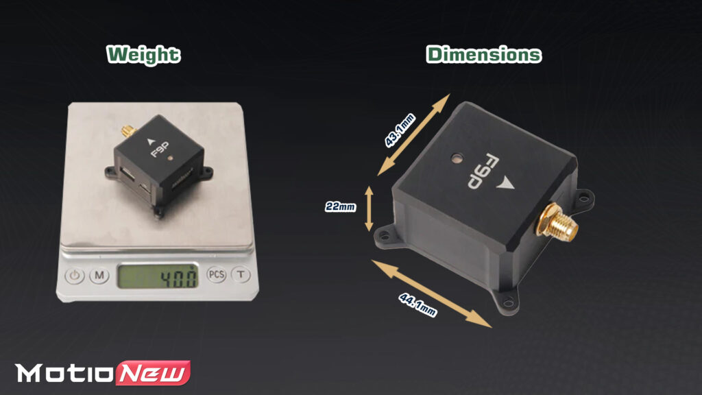 H-rtk neo-f9p weight and dimensions