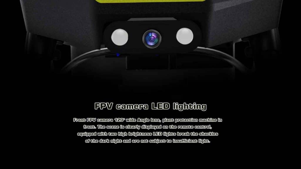 Fpv camera led lighting of nv16 / nv20 agricultural drone