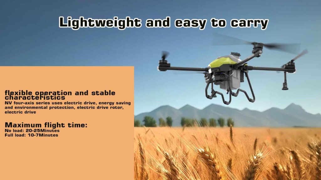 Nv16 / nv20 agricultural drone lightweight and easy to carry