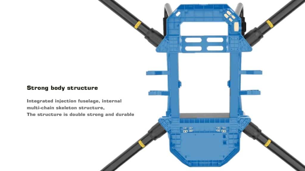 Strong body structure of nv16 / nv20 agricultural drone frame