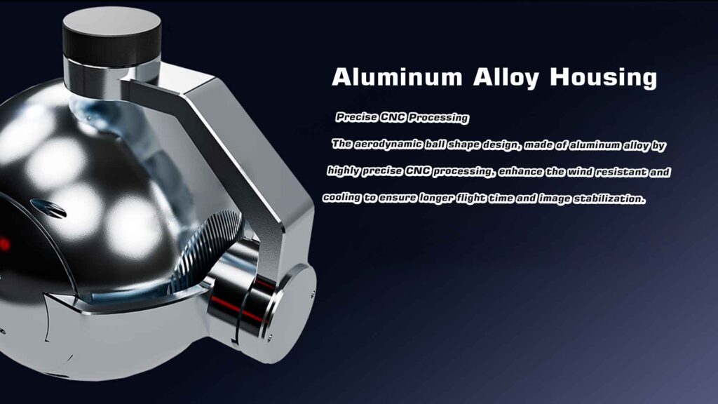 Aluminum alloy housing a30tr-1575 gimbal camera