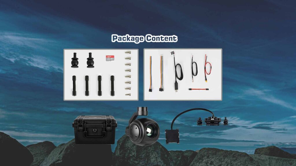 Package content of qir50t pro