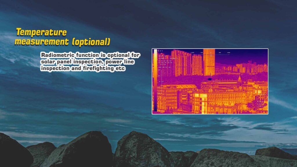 Temperature measurement (optical) of qir50t pro